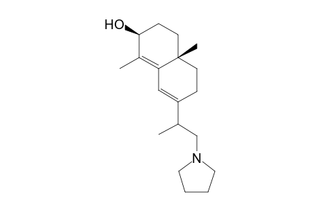1-[(11S)-3.beta.-Hydroxyeudesma-4,6-dien-12-yl]pyrrolidine