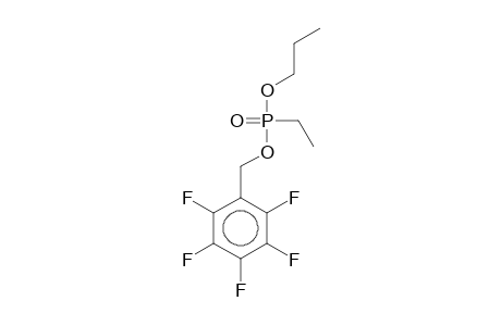 Propyl pentafluorobenzyl ethylphosphonate