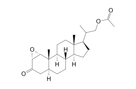 21-Acetyloxy-1-.alpha.,2-.alpha.-epoxy-20-methyl-5-.alpha.-pregnan-3-one