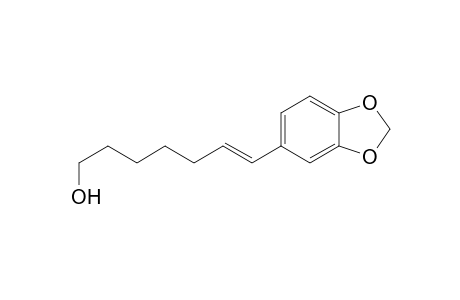 7-(3',4'-Methylenedioxyphenyl)-E-6-heptenol