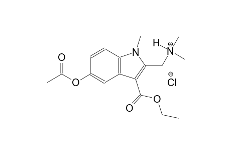 [5-(acetyloxy)-3-(ethoxycarbonyl)-1-methyl-1H-indol-2-yl]-N,N-dimethylmethanaminium chloride