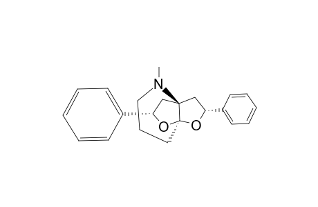(2.beta.,3a.alpha.,5.alpha.,6a.alpha.)-2,5-Diphenyl-2,3,3a,4,5,6a-hexahydro-3a,6a-N-methyliminopropanofuro[2,3-b]furan