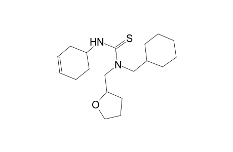 3-(1-cyclohex-3-enyl)-1-(cyclohexylmethyl)-1-(2-oxolanylmethyl)thiourea