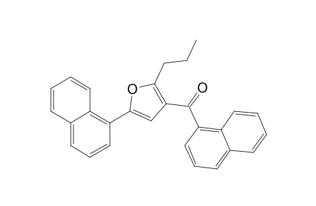 Naphthalen-1-yl(5-(naphthalen-1-yl)-2-propylfuran-3-yl)methanone