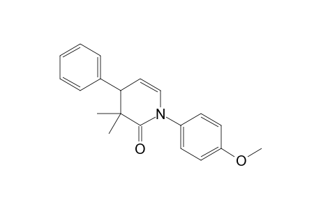1-(4-Methoxyphenyl)-3,3-dimethyl-4-phenyl-4H-pyridin-2-one