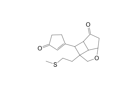 4-(2-Methylthio-ethyl)-5-(3-oxo-1-cyclopentenyl)-2-oxatricyclo[4.2.1.0(4,9)]nonan-7-one