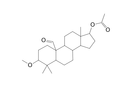 Androstan-19-al, 17-acetoxy-4,4-dimethyl-3-methoxy-