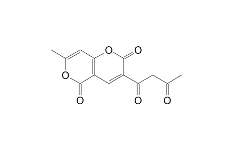 3-(1,3-dioxobutyl)-7-methylpyrano[3,2-c]pyran-2,5-dione