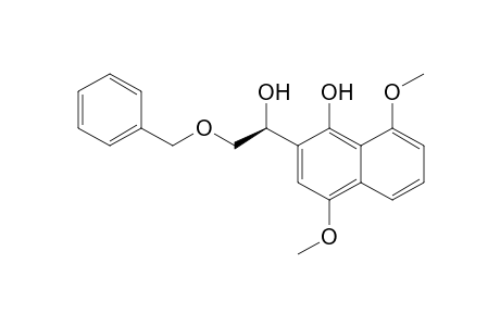 (S)-3-[2'-Benzyloxy-1'-hydroxyethyl]-1,5-dimethoxy-4-naphthol