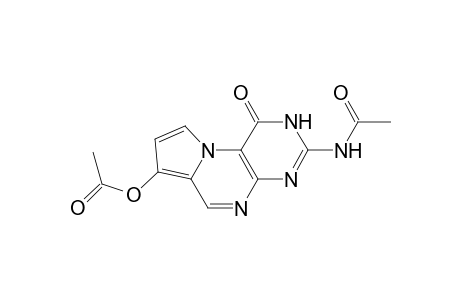 Acetamide, N-[7-(acetyloxy)-1,2-dihydro-1-oxopyrrolo[1,2-f]pteridin-3-yl]-