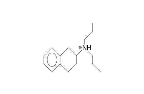 (.+-.)-2-(Dipropylammonium)-1,2,3,4-tetrahydro-naphthalene cation
