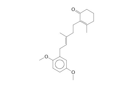 2-[5-(2,5-Dimethoxy-phenyl)-3-methyl-pent-3-enyl]-3-methyl-cyclohex-2-enone