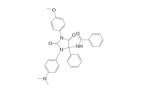4-Imidazolidinecarboxamide, 3-[4-(dimethylamino)phenyl]-1-(4-methoxyphenyl)-2,5-dioxo-N,4-dipheny l-