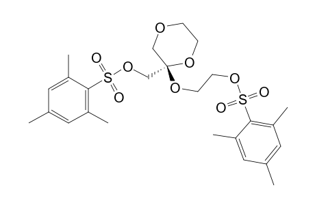 Benzenesulfonic acid, 2,4,6-trimethyl-, [2-[2-[[(2,4,6-trimethylphenyl)sulfonyl]oxy]ethoxy]-1,4-dioxan-2-yl]methyl ester, (R)-
