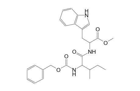 methyl (2R)-2-[((2R)-2-{[(benzyloxy)carbonyl]amino}-3-methylpentanoyl)amino]-3-(1H-indol-3-yl)propanoate