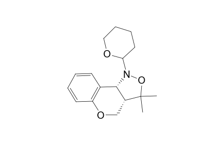 3,3-Dimethyl-1-N-tetrahydropyranyl-1,3a,4,9b-tetrahydro-cis-3H-[1]benzopyrano[4,3-c]isoxazole