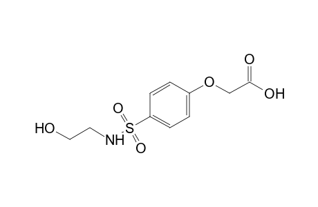 {p-[(2-hydroxyethyl)sulfamoyl]phenoxy}acetic acid
