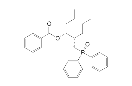(2S.3R)-1-Diphenylphosphinoyl-2-propylhexan-3-yl benzoate