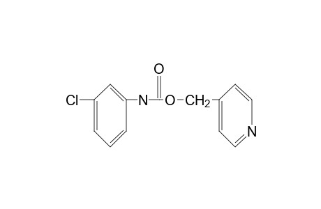 m-CHLOROCARBANILIC ACID, (4-PYRIDYL)METHYL ESTER
