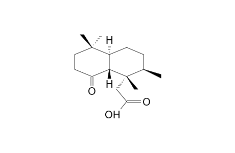 (1R,2S,8AS)-8-OXO-1-CARBOXYMETHYL-1,2,5,5-TETRAMETHYL-TRANS-DECALINE