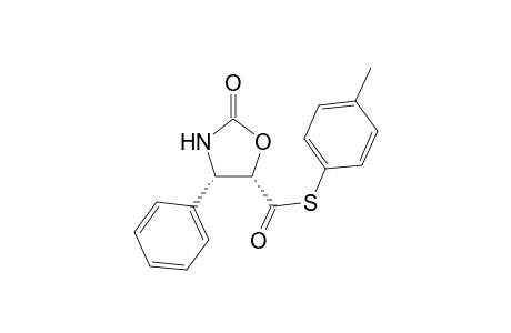 (4RS,5RS)-4-Phenyl-5-(4'-tolylthiocarbonyl)oxazolidin-2-one