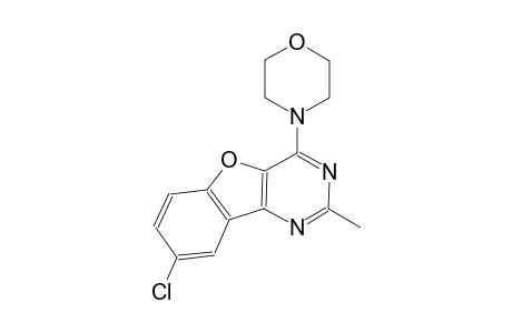 8-chloro-2-methyl-4-(4-morpholinyl)[1]benzofuro[3,2-d]pyrimidine