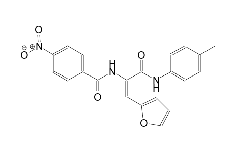 benzamide, N-[(E)-2-(2-furanyl)-1-[[(4-methylphenyl)amino]carbonyl]ethenyl]-4-nitro-