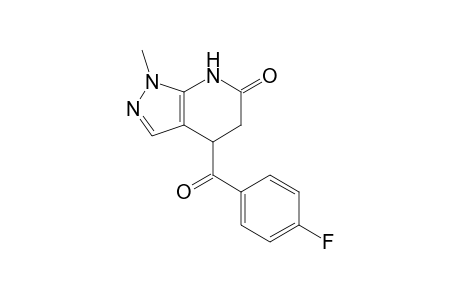 4-(4-Fluorobenzoyl)-1-methyl-1,4,5,7-tetrahydro-6H-pyrazolo[3,4-b]pyridin-6-one