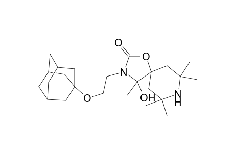 3-[2-(1-adamantyloxy)ethyl]-4-hydroxy-4,7,7,9,9-pentamethyl-1-oxa-3,8-diazaspiro[4.5]decan-2-one