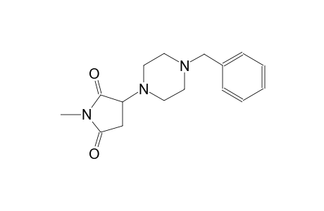 3-(4-benzyl-1-piperazinyl)-1-methyl-2,5-pyrrolidinedione