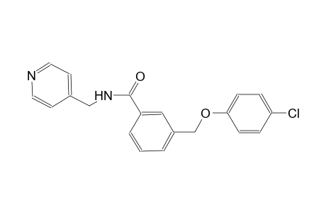 3-[(4-chlorophenoxy)methyl]-N-(4-pyridinylmethyl)benzamide