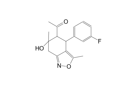 1-[4-(3-fluorophenyl)-6-hydroxy-3,6-dimethyl-4,5,6,7-tetrahydro-2,1-benzisoxazol-5-yl]ethanone