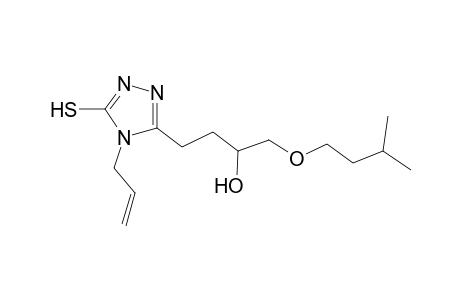 4-(4-Allyl-5-sulfanyl-4H-1,2,4-triazol-3-yl)-1-(isopentyloxy)-2-butanol