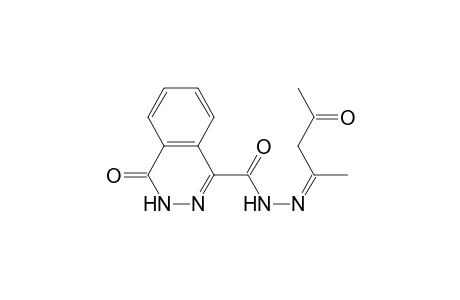 4-Oxo-N'-(4-oxopentan-2-ylidene)-3,4-dihydrophthalazine-1-carbohydrazide