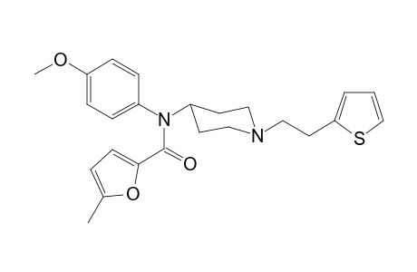 N-(4-Methoxyphenyl)-5-methyl-N-(1-[2-(thiophen-2-yl)ethyl]-piperidin-4-yl)furan-2-carboxamide