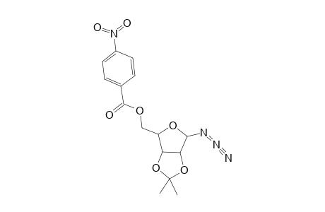 2,3-o-Isopropylidene .alpha.-D-ribofuranosylazide derivative