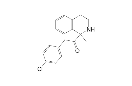 2-(4-Chlorophenyl)-1-(1-methyl-1,2,3,4-tetrahydroisoquinolin-1-yl)ethanone