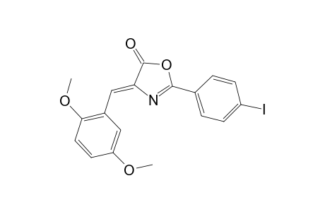 (4Z)-4-(2,5-Dimethoxybenzylidene)-2-(4-iodophenyl)-1,3-oxazol-5(4H)-one