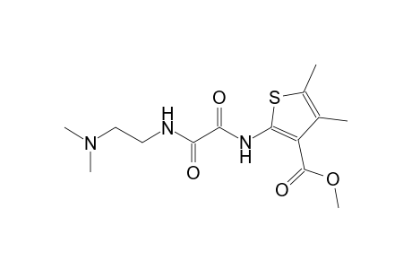 3-thiophenecarboxylic acid, 2-[[2-[[2-(dimethylamino)ethyl]amino]-1,2-dioxoethyl]amino]-4,5-dimethyl-, methyl ester