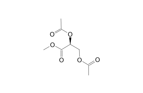 (2S)-2,3-diacetoxypropionic acid methyl ester
