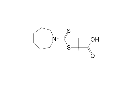 2-[(hexahydro-1H-azepin-1-ylcarbothioyl)sulfanyl]-2-methylpropanoic acid