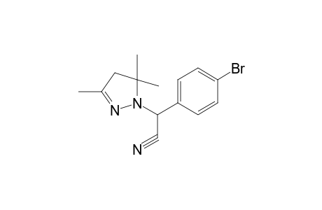 1H-Pyrazole-1-acetonitrile, .alpha.-(4-bromophenyl)-4,5-dihydro-3,5,5-trimethyl-