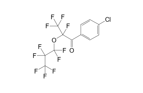 1-(4-Chlorophenyl)-2,3,3,3-tetrafluoro-2-(1,1,2,2,3,3,3-heptafluoropropoxy)propan-1-one