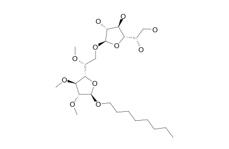 OCTYL-6-O-(BETA-D-GALACTOFURANOSYL)-2,3,5-TRI-O-METHYL-BETA-D-GALACTOFURANOSIDE