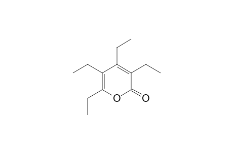 3,4,5,6-Tetraethyl-2H-pyran-2-one