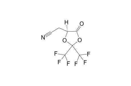(5S)-5-Cyanomethyl-2,2-bis(trifluoromethyl)-1,3-dioxolan-4-one
