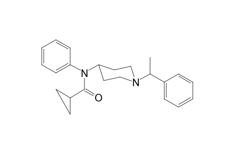 N-Phenyl-N-[1-(1-phenylethyl)piperidin-4-yl]cyclopropanecarboxamide