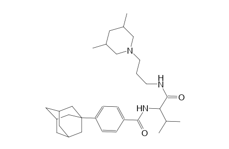 4-(1-adamantyl)-N-[1-({[3-(3,5-dimethyl-1-piperidinyl)propyl]amino}carbonyl)-2-methylpropyl]benzamide