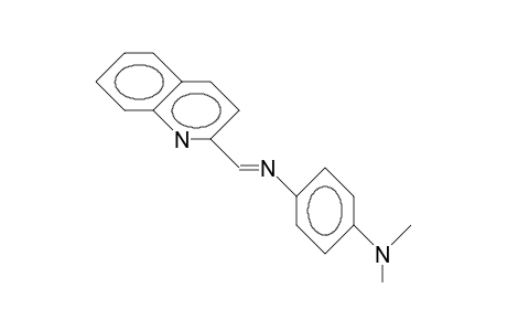 N-(Quinolin-2-ylmethylene)-4-dimethylamino-aniline