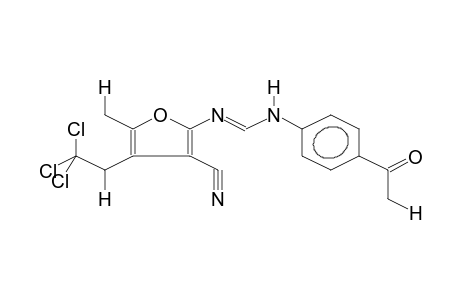 (E)-N2-5-METHYL-4-(2,2,2-TRICHLOROETHYL)-3-CYANOFUR-2-YL-N1-(PARA-ACETYLPHENYL)FORMAMIDINE (ISOMER 1)